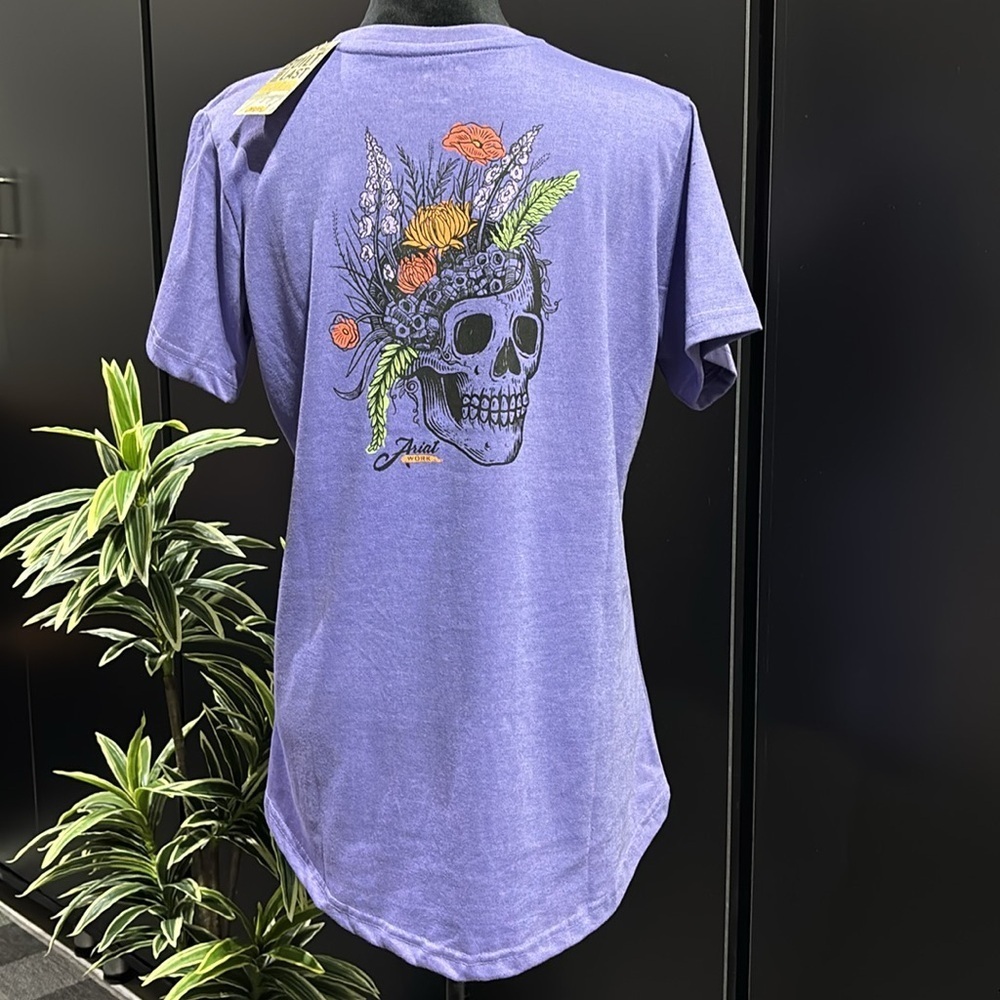 Ariat Rebar Roughneck pre-shrunk short sleeve pocket,logo graphic Skull T-shirt